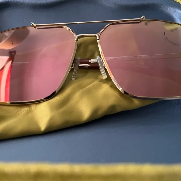 Rag & Bone 1010/S Rose Gold Aviator's - Picture 3 of 7